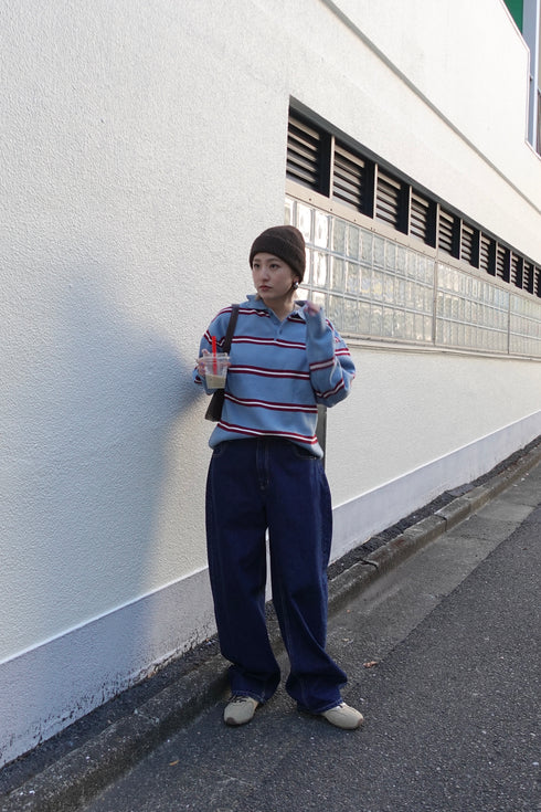 カーブシルエットデニム